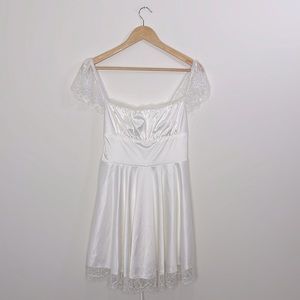Marthea Girls Dress Lace Ivory Size Large